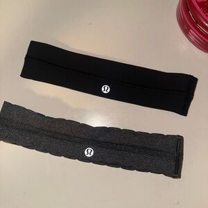 Lululemon Black and Gray Headbands